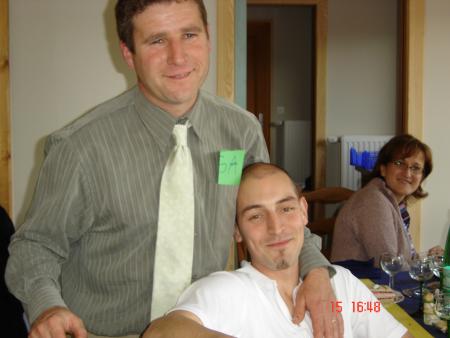 Mon papa et mon frere