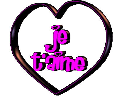 je t'aime!