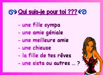 Ki sui je pr toi?